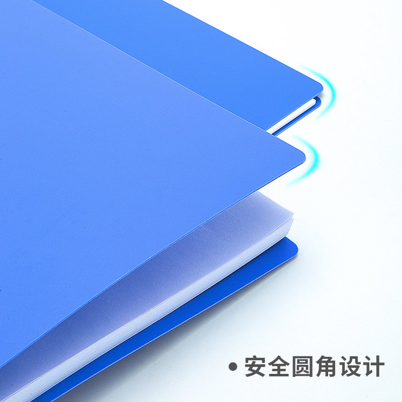 得力5302雙強力夾(天藍)(個)