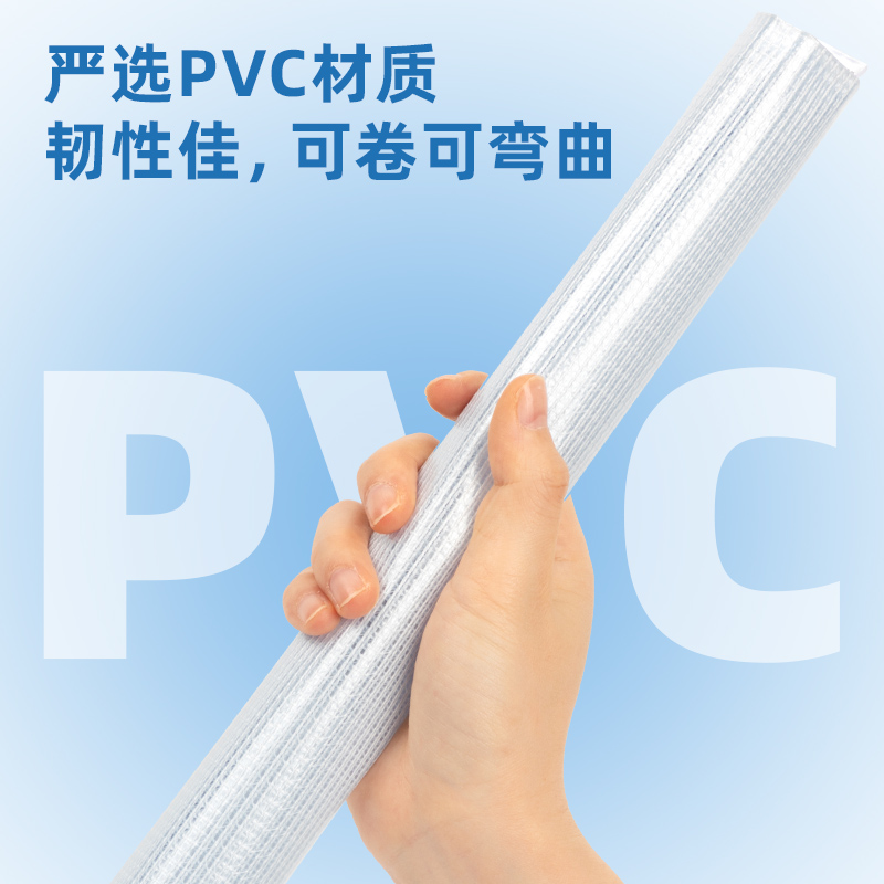 得力5654_A4_PVC透明網(wǎng)格拉鏈袋(混)(個)