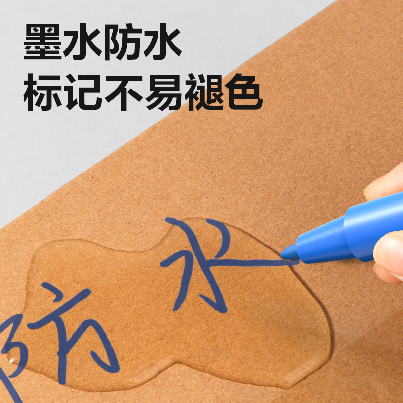 得力思達(dá)6824小雙頭記號筆(藍(lán))(支)