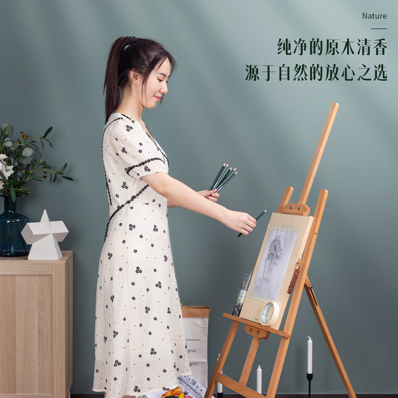 得力7083-HB高級繪圖鉛筆(綠色)(12支/盒)