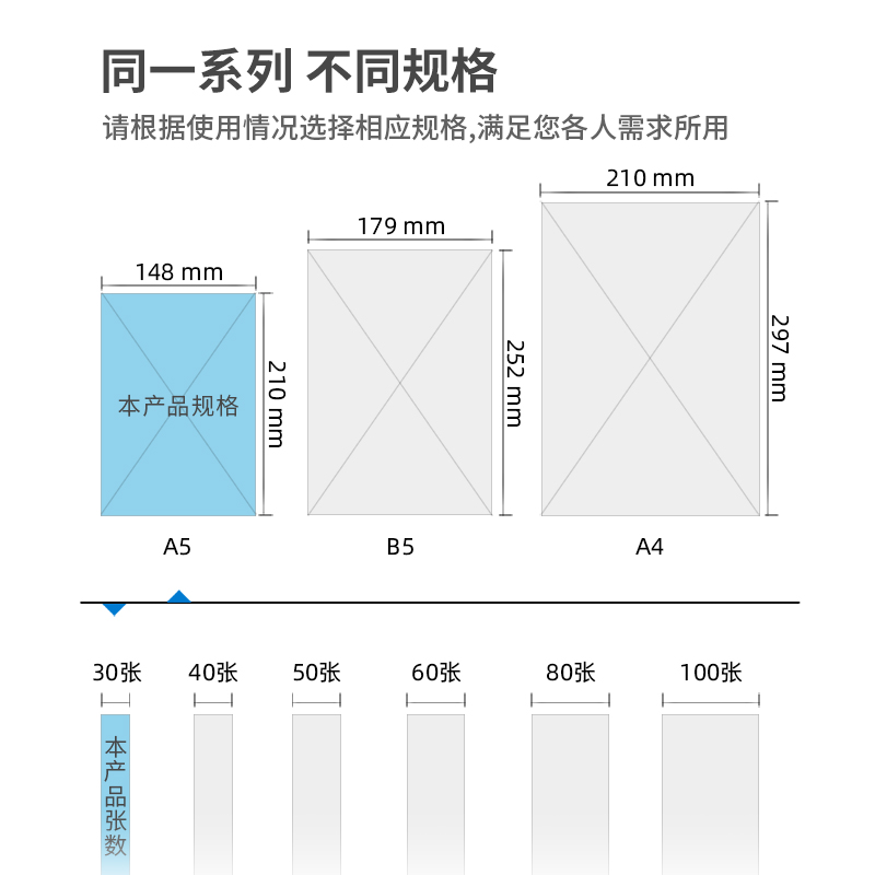 得力7667辦公無線裝訂本(混)-30張-A5(本)