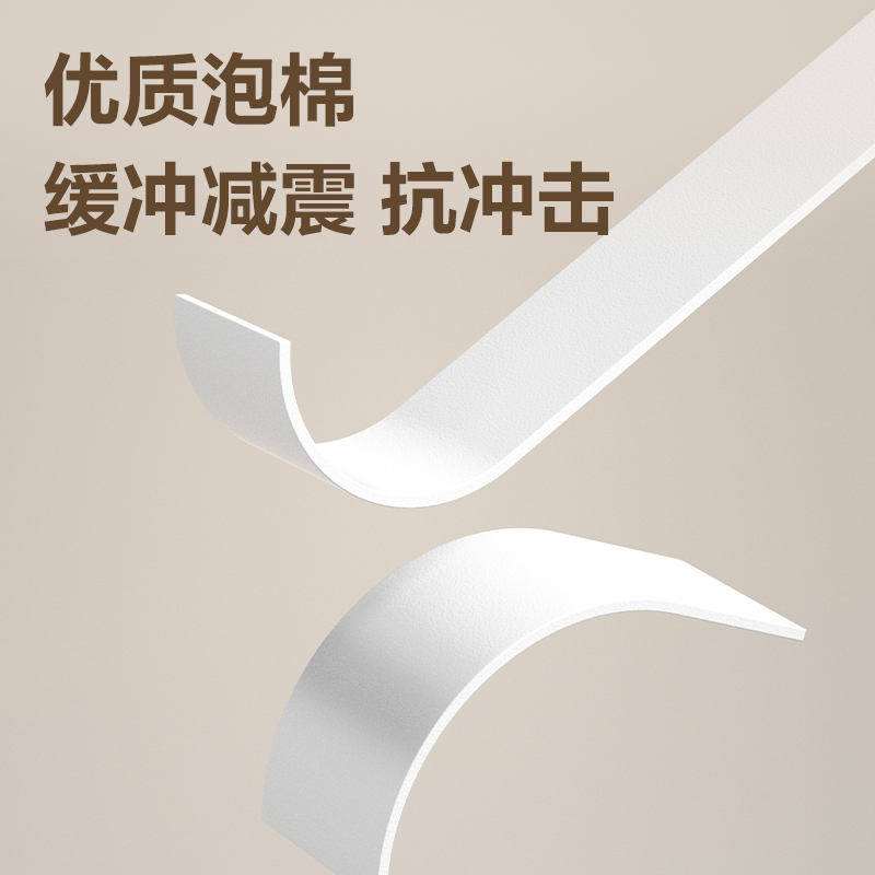 得力30410EVA泡棉雙面膠帶12mm*5y*2.5mm(白)(1卷/袋)
