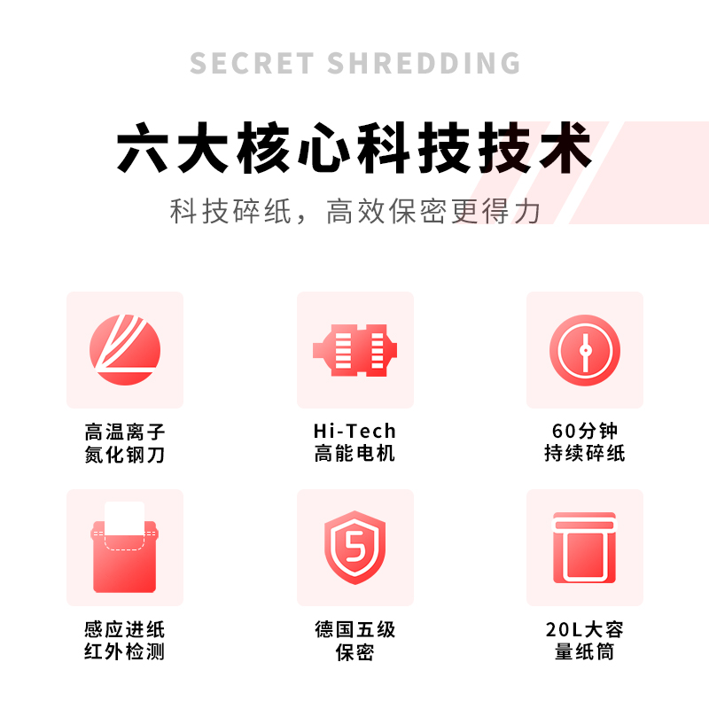 得力33152碎紙機(白色)
