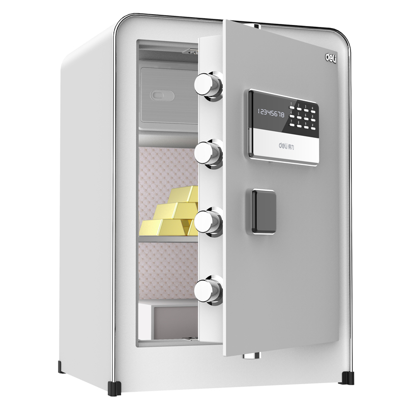 得力33077電子密碼保管箱H600(米白)(臺(tái))