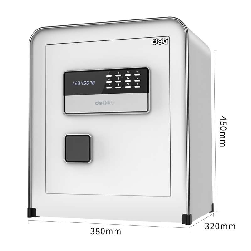 得力33076電子密碼保管箱H450(米白)(臺)
