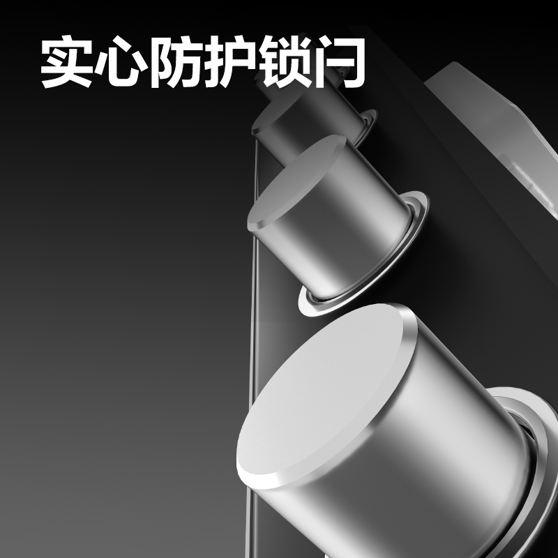 得力27117指紋密碼保管箱H800(黑色)(臺(tái))