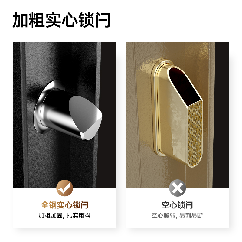 得力27116指紋密碼保管箱H600(黑色)(臺(tái))