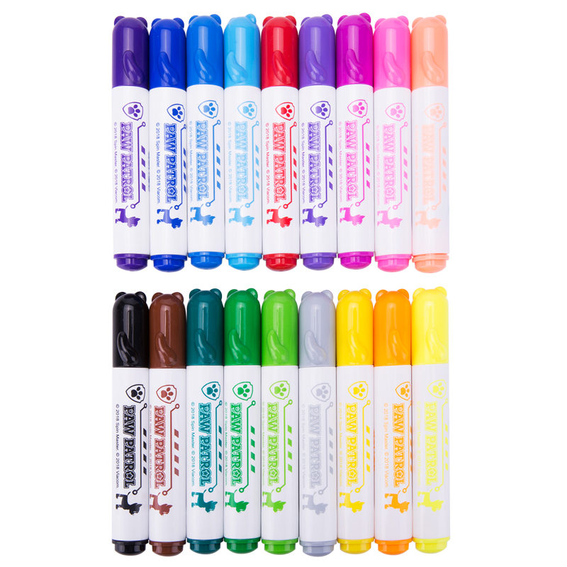 得力70689-汪汪隊立大功18色水彩筆(藍色)