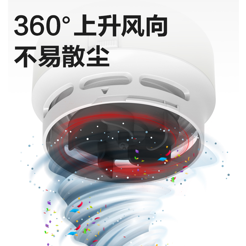 得力18883桌面清潔器電池款(白色)(只)