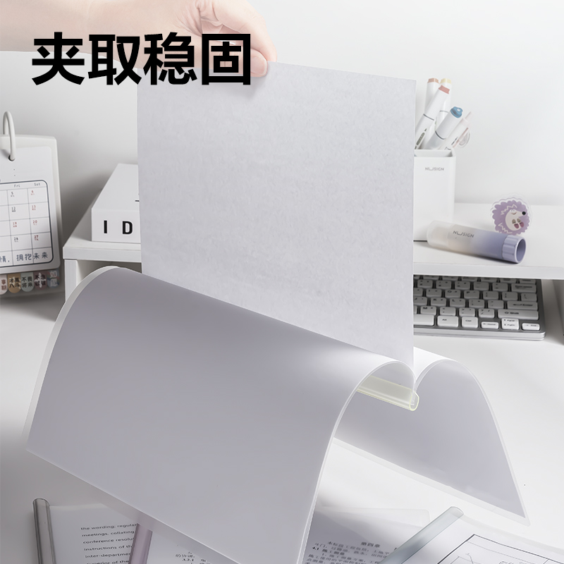 得力5850_8mm覓光水滴抽桿夾(混)(10個/包)