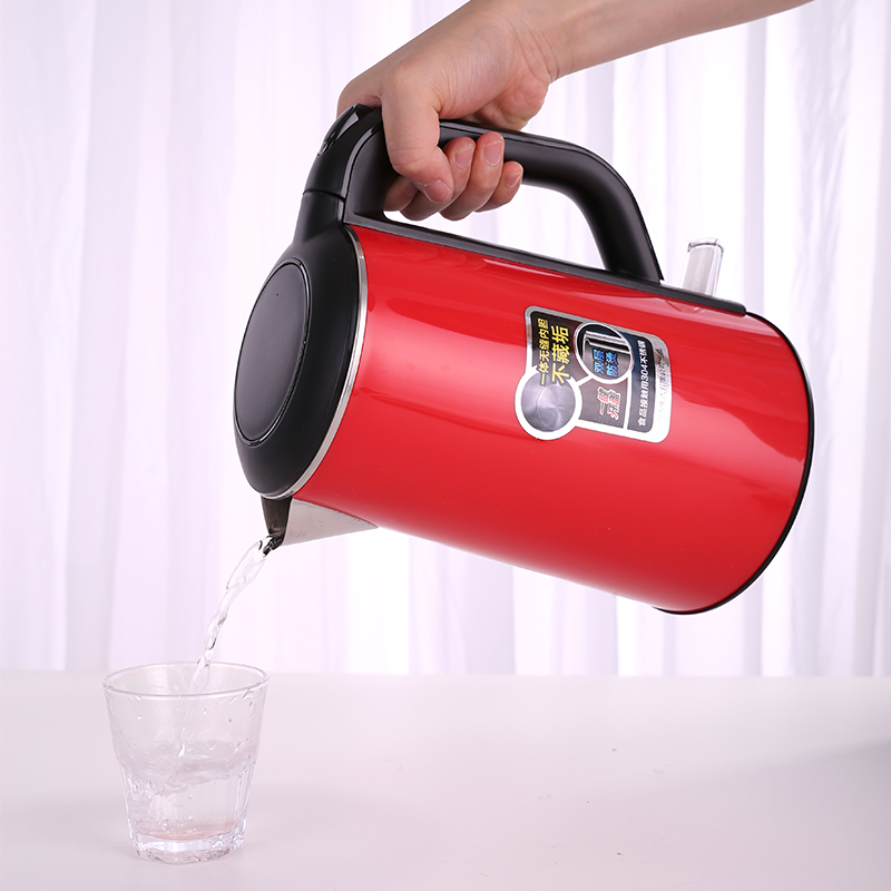 得力85604電熱水壺（1.6L）(紅)