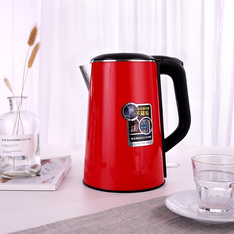 得力85604電熱水壺（1.6L）(紅)
