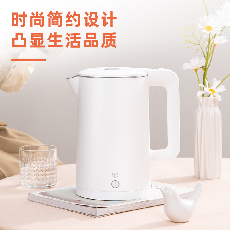 得力85605電水壺-1.8L(白)(臺)