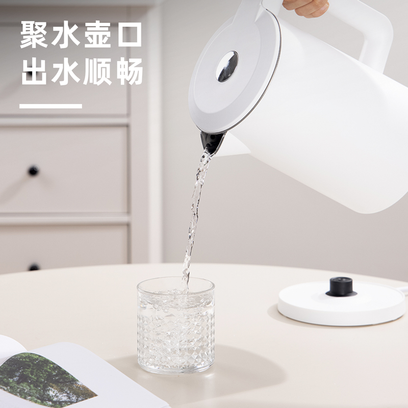 得力85605電水壺-1.8L(白)(臺)