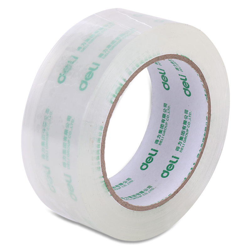 得力30311封箱膠帶40mm*100Y*50um(6卷/筒)(高透)