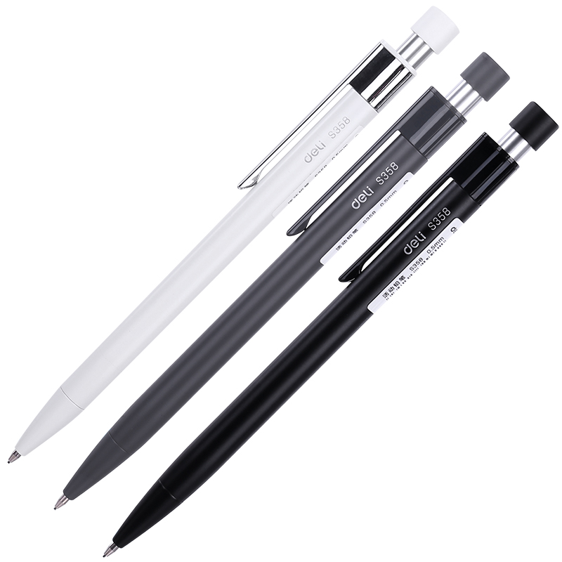 得力S358金屬活動鉛筆0.5MM(混)(支)