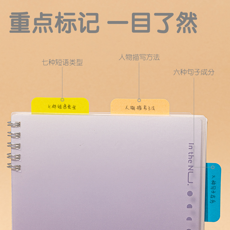 得力25904索引標(biāo)簽(混)