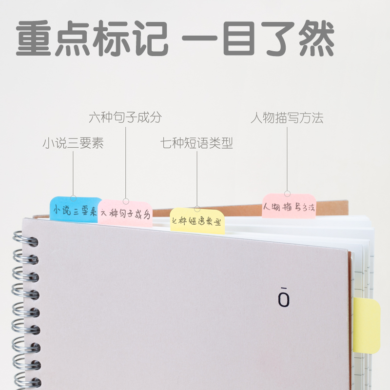 得力25903索引標簽(混)