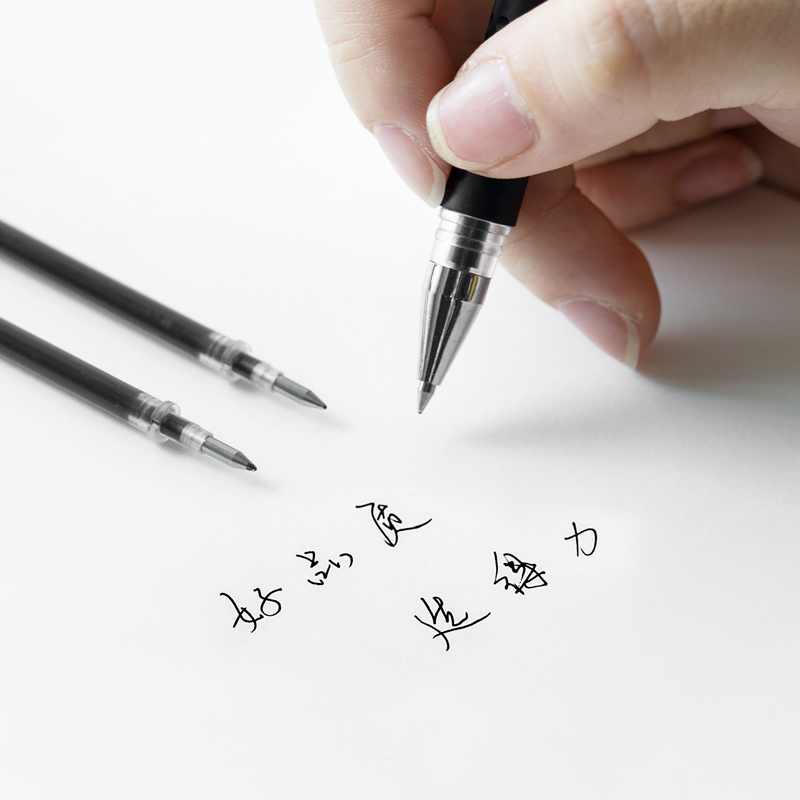 得力A785速干中性替芯0.5mm子彈頭(黑)