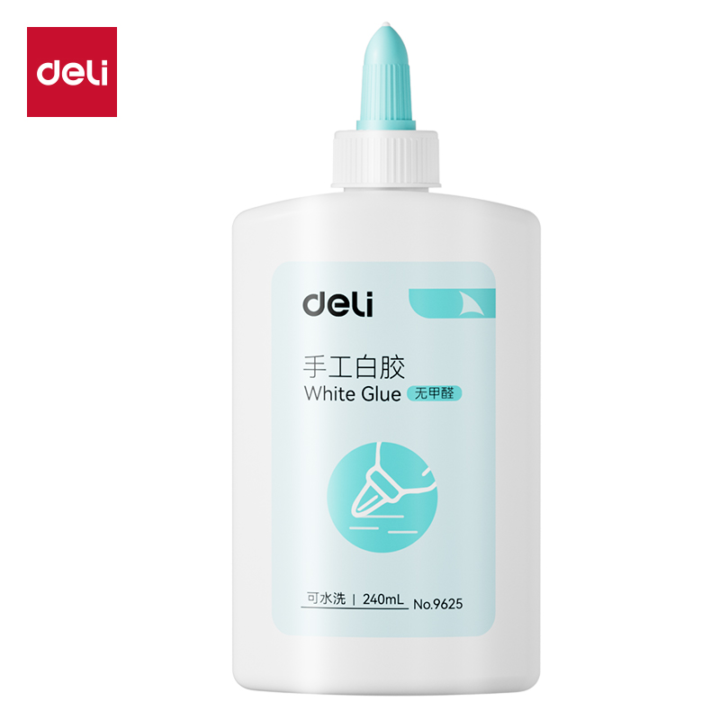 得力9625白膠(白色)(240ml/瓶)