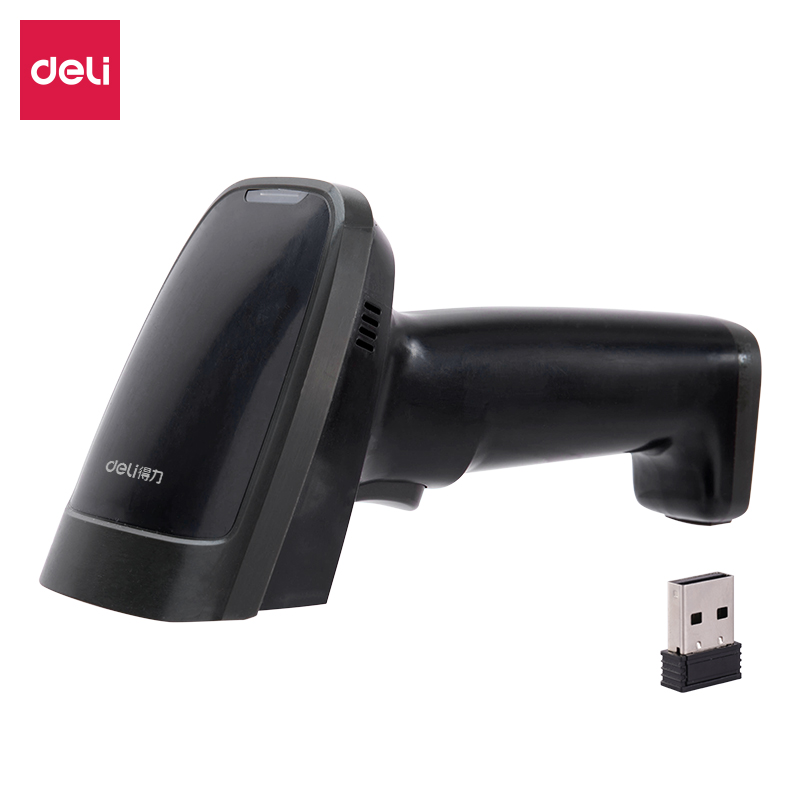 得力14882W條碼掃描器(黑)