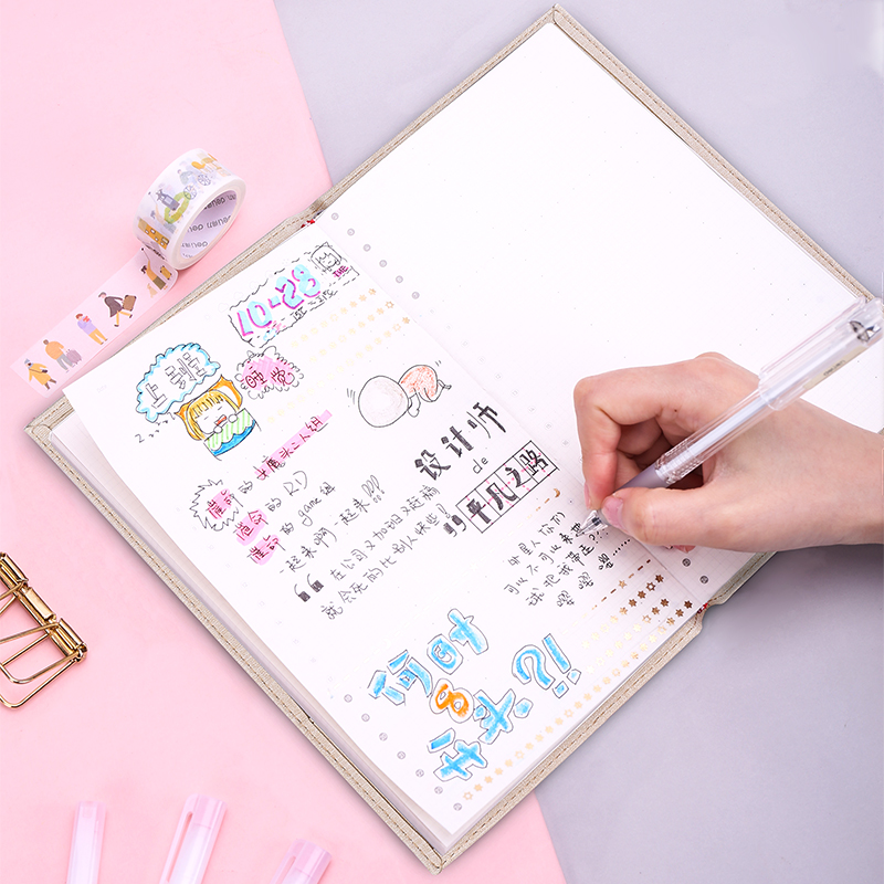 得力SZ602學(xué)生手賬-專業(yè)款-210mm*130mm/144張(白)