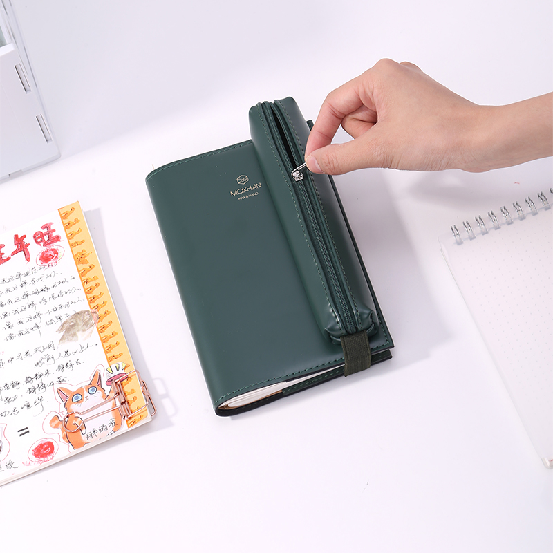 得力SZ600學(xué)生手賬專業(yè)款-48K-190mm*105mm-30張-3冊(綠)