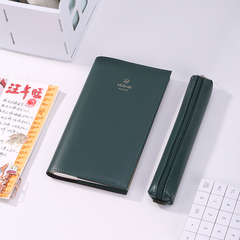 得力SZ600學(xué)生手賬專業(yè)款-48K-190mm*105mm-30張-3冊(綠)