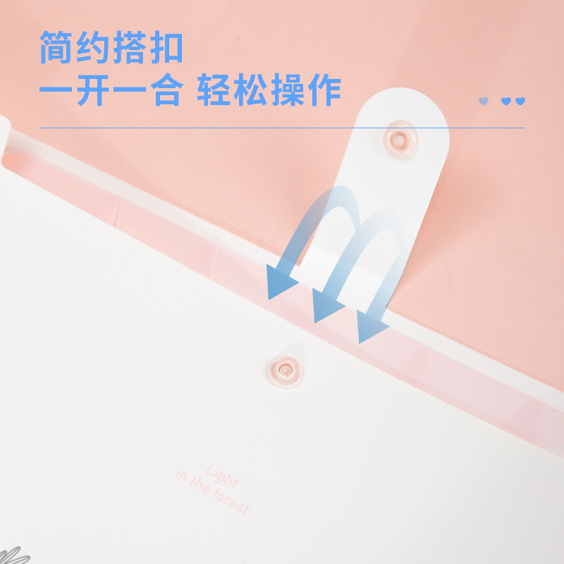 得力72363_8格風(fēng)琴包(紅)