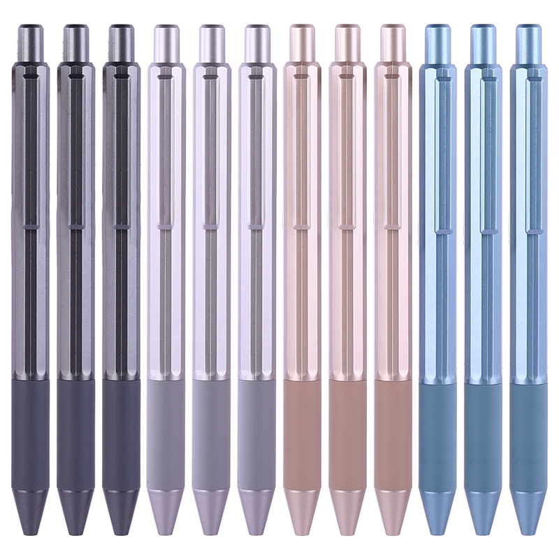 得力A10中性筆0.5mm子彈頭(黑)