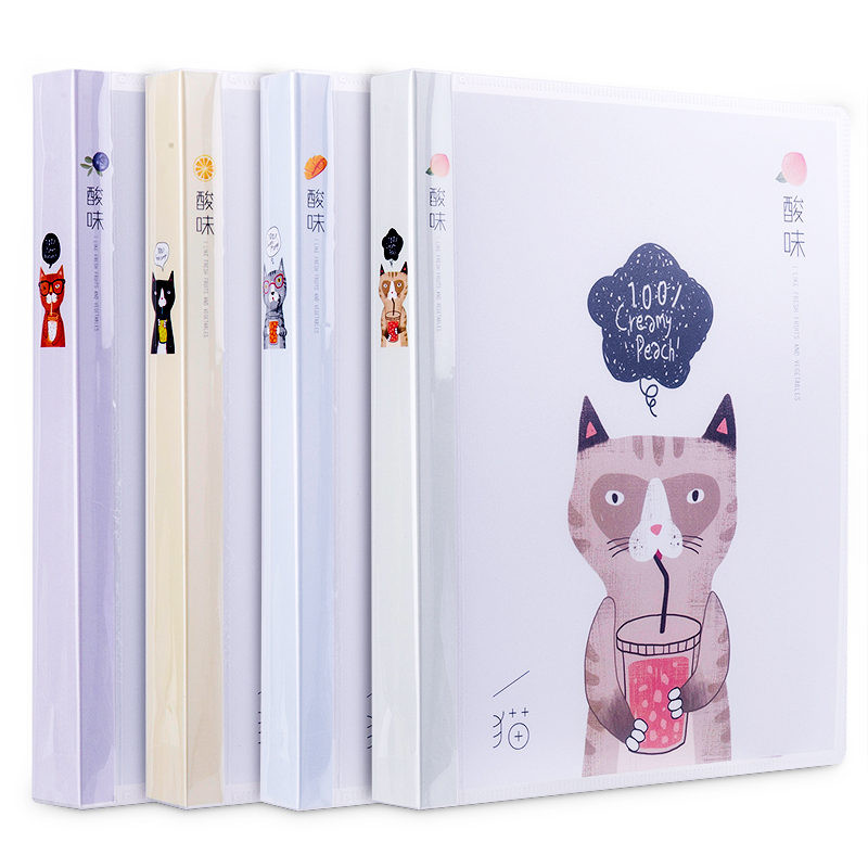 得力HB560-01DW活頁本(芒果)