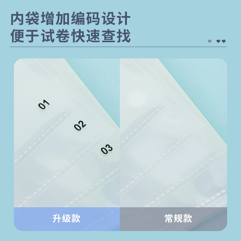 得力72478_30頁試卷冊(紅)(個)