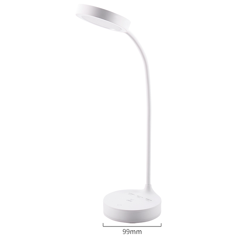 得力4327_LED充電臺燈(白色)