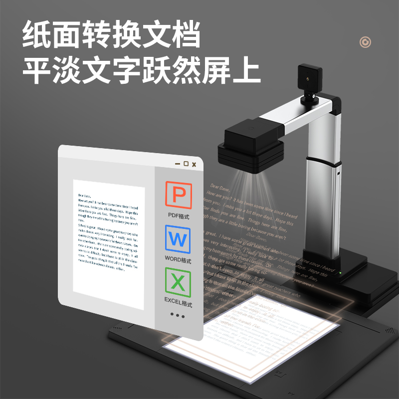 得力15151高拍儀A3硬底(銀)(臺)