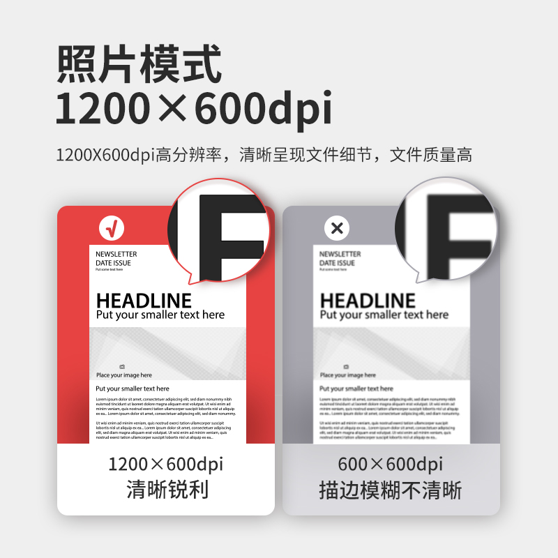 得力P2000D激光打印機(jī)(白色)