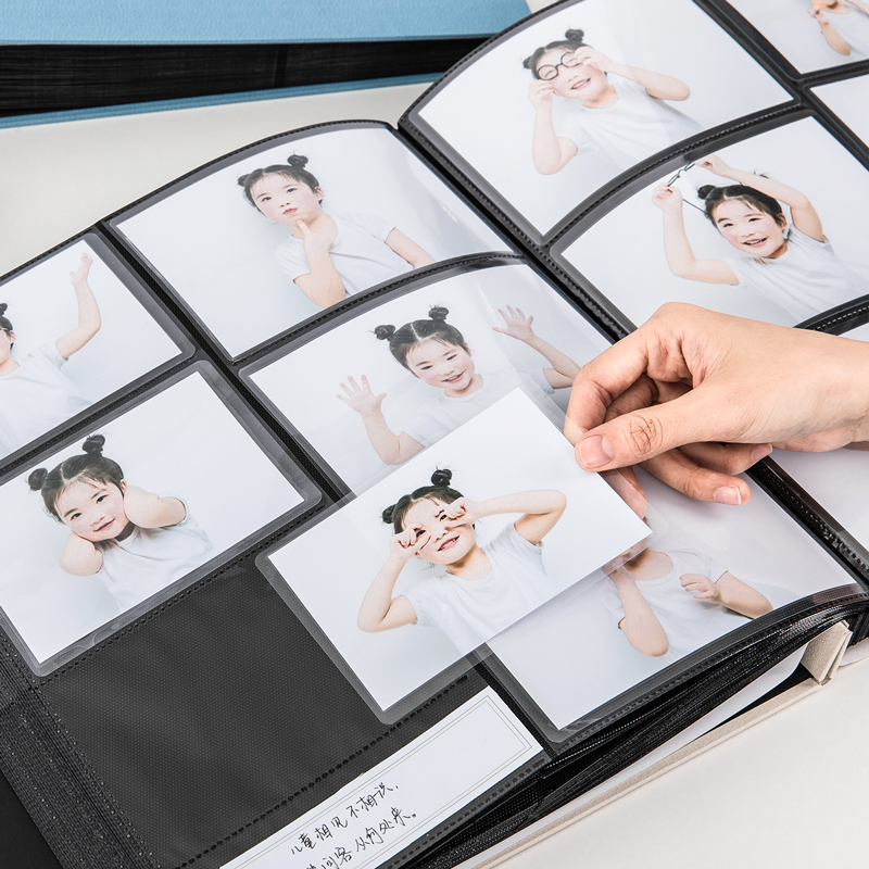 得力65352_PP插袋大容量相冊(藍(lán)色)