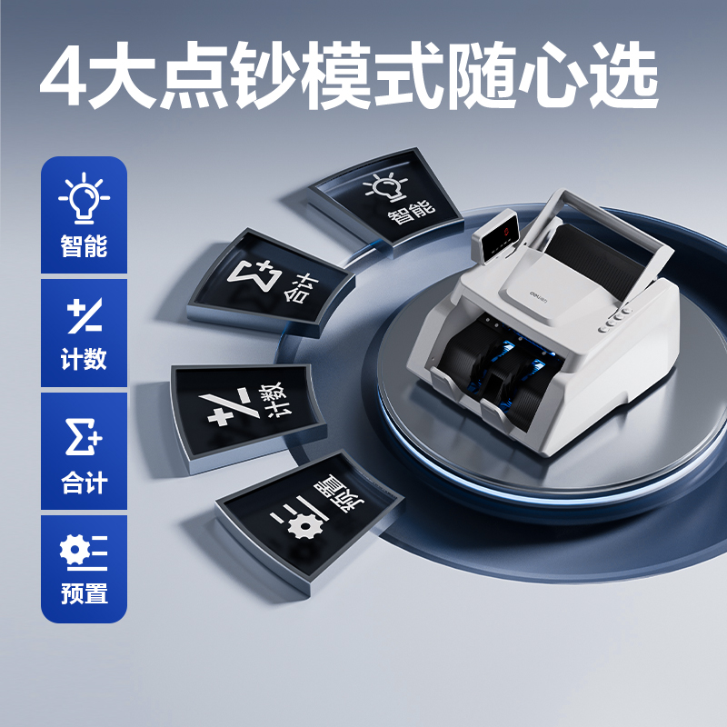 得力33300S點鈔機(白)(臺)