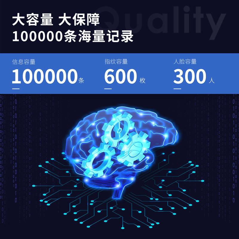 得力33800CS智能云考勤機(jī)(銀灰)(臺(tái))
