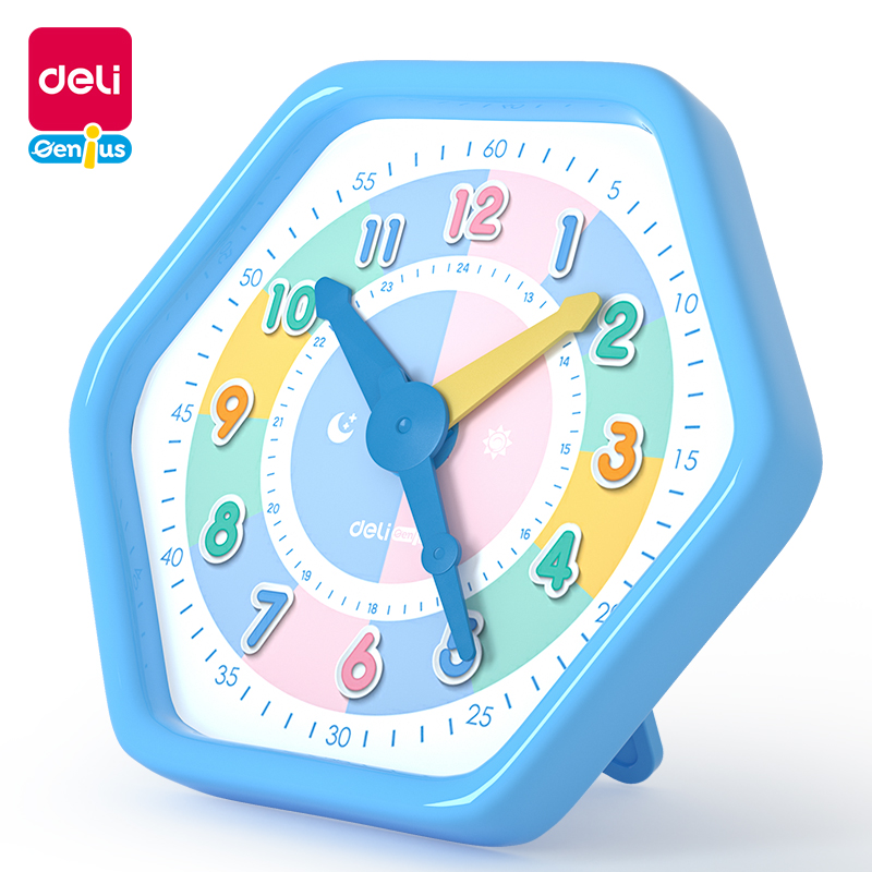 得力74368學(xué)具鐘點(diǎn)學(xué)習(xí)器(藍(lán))(卡)
