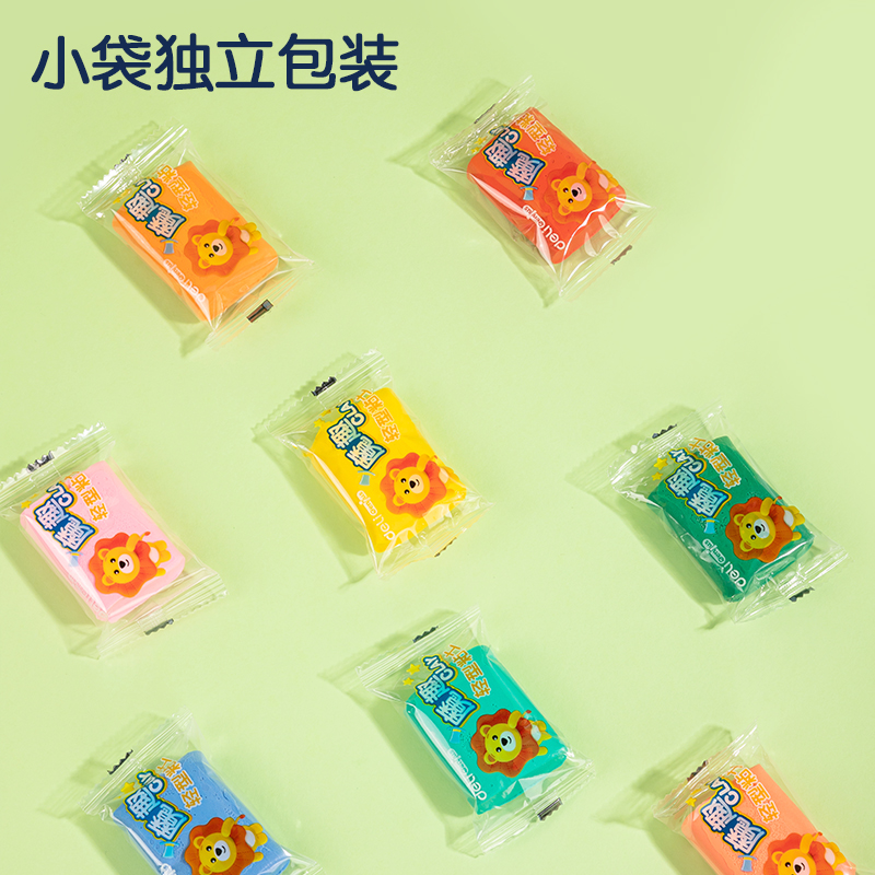 得力YC104-P12 袋裝輕型粘土(綠)(箱)