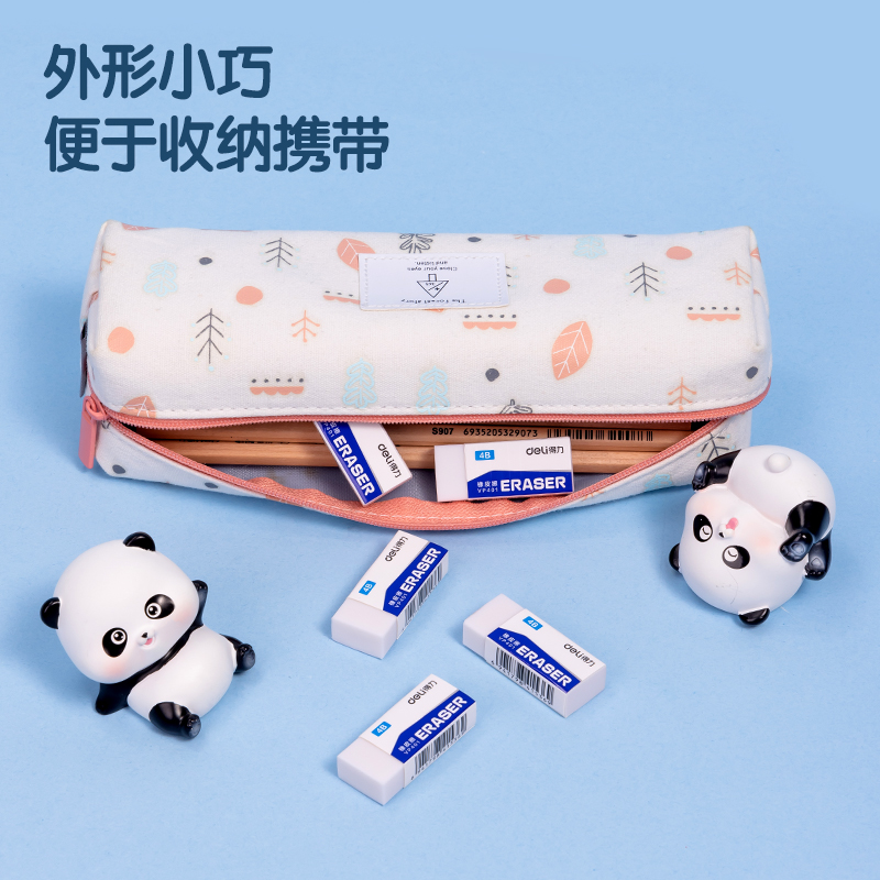 得力VP401_4B經(jīng)典白橡皮擦（?。?白)(塊)