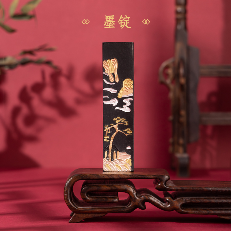 得力HW512木盒裝文房四寶套裝(混)(套)