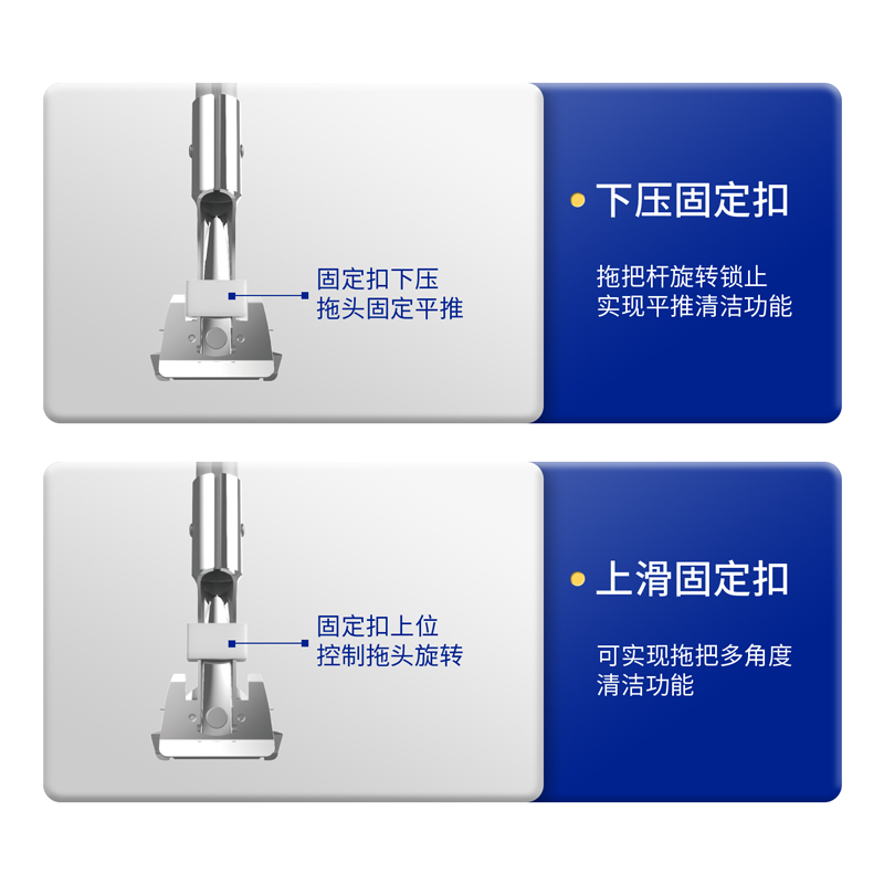 得力LQ135-塵推（90cm）(藍(lán)色)(1套)