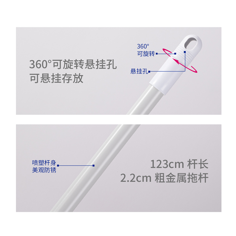 得力得心LQ133-墩布拖把(灰色)(1套)