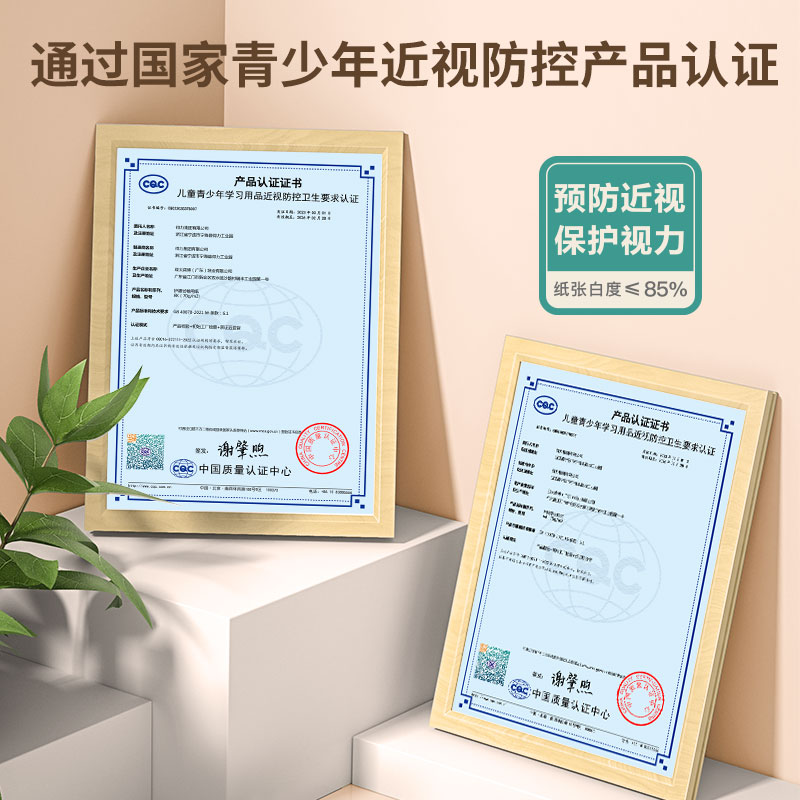得力ZQ6006盒裝護眼復(fù)印紙A4-75g-200張-10盒(混)(盒)