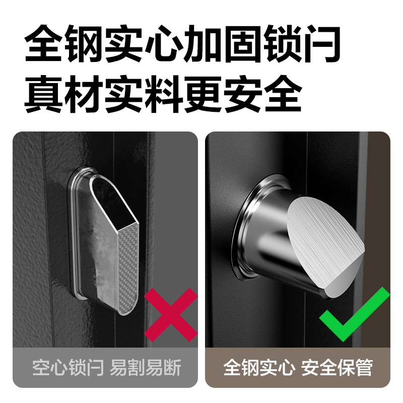 得力AE611電子密碼保管箱H600(黑色)(臺)
