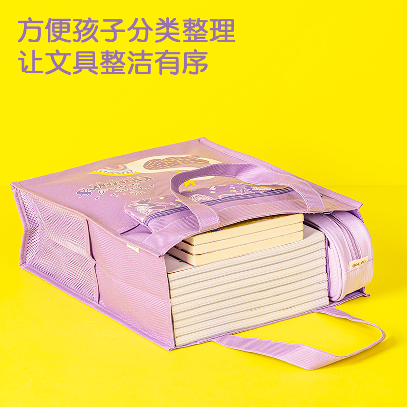 得力BA132閃耀公主補(bǔ)習(xí)袋(混)(個(gè))