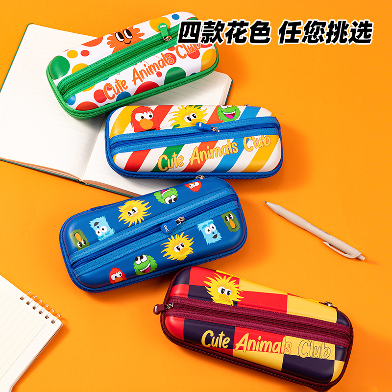 得力BC156動(dòng)物俱樂(lè)部EVA多用途筆袋(藍(lán))(個(gè))