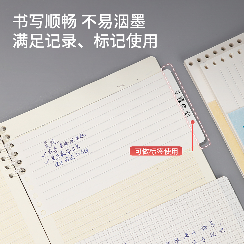 得力N4880活頁(yè)替芯(空白)(本)