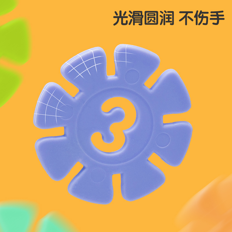 得力YP202_φ4.3cm雪花片100片工具箱(混)(箱)